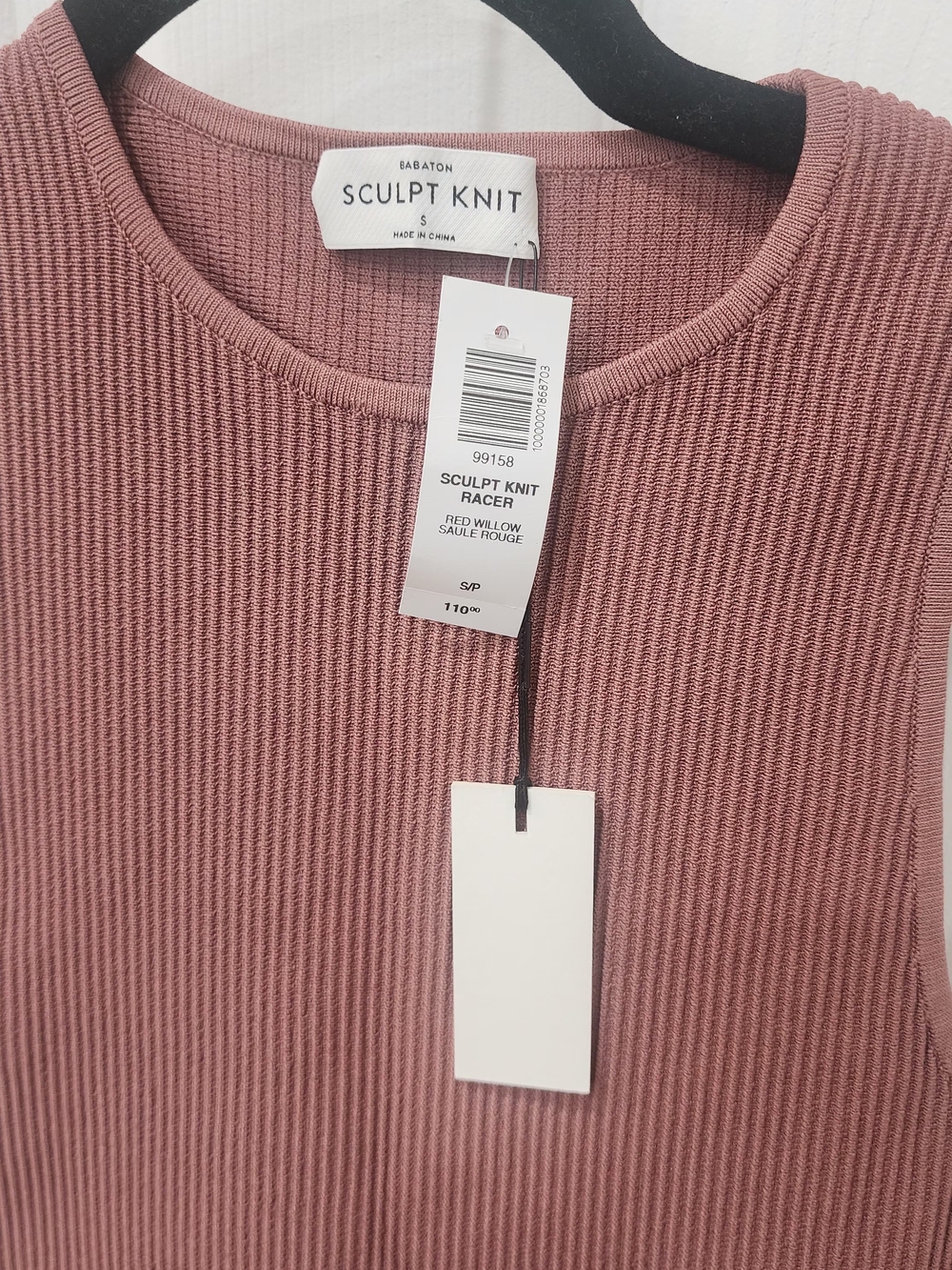 Babaton Sculpt Knit Racer Sweater - Dusty Rose - Picture 3 of 4
